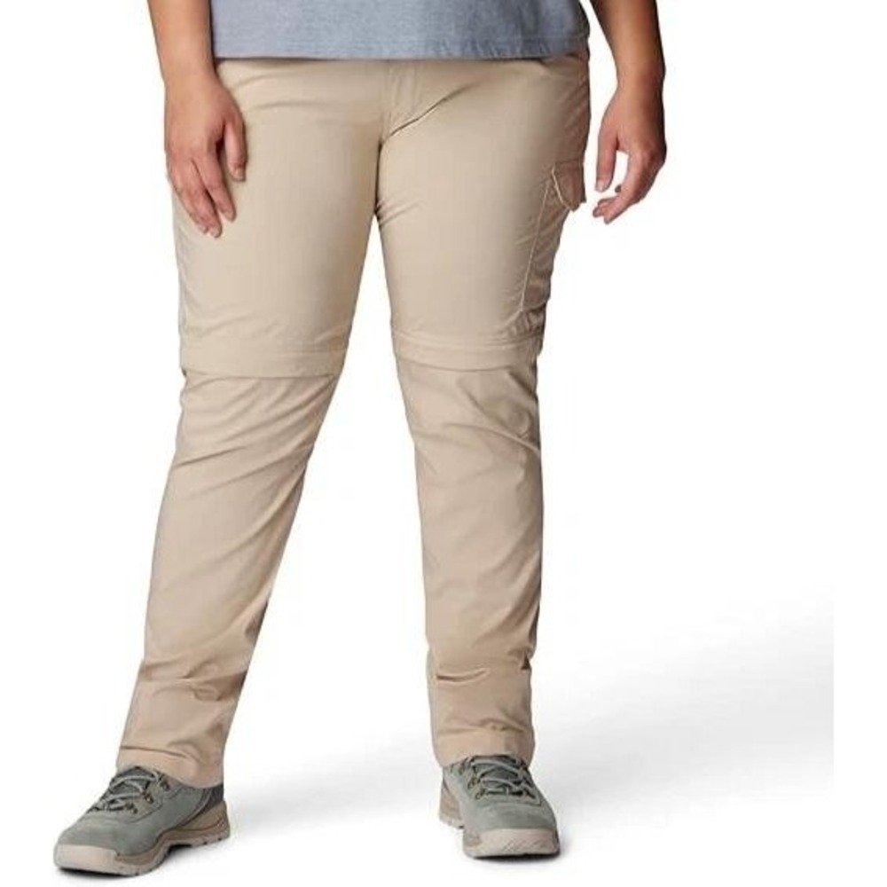 Columbia Omni-Shield Convertible Hiking Pants Womens 22W Beige Outdoor‎